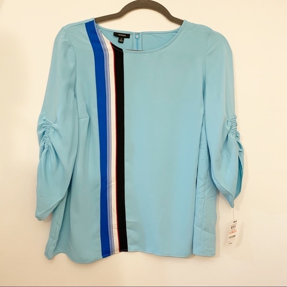 NWT Alfani 2X color block top - Picture 2 of 8